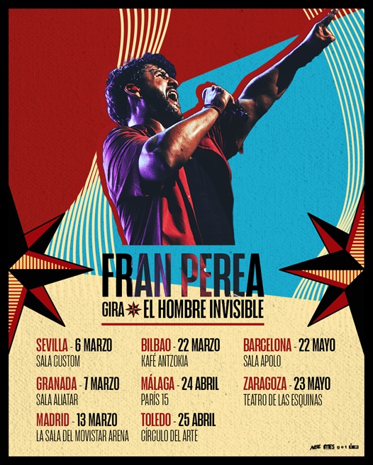 cartel gira Fran Perea